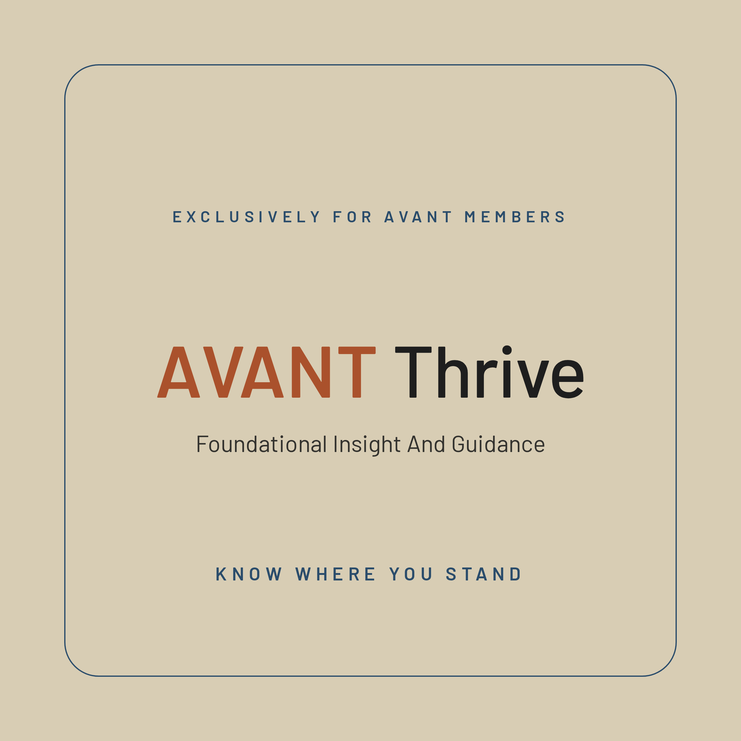 AVANT Thrive
